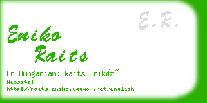 eniko raits business card